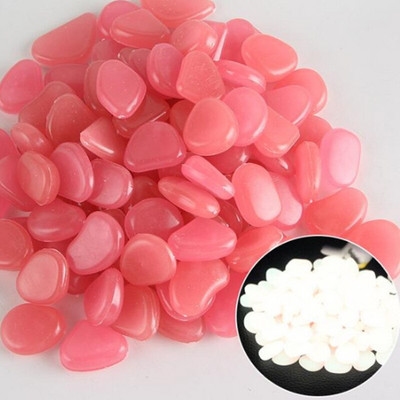 Šviečiantys akmenys šviečia tamsoje Akmenukai Švytintys akmenys lauko takams Namų sodo kiemo dekoras Žuvų rezervuaro akmenukai