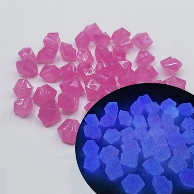 300 vnt./pak. Sodo puošmena Šviečiantys akmenukai Akmenys tamsoje šviečia Dekoratyvinis žvyras Akvariumo papuošimas akmenukais Didmeninė prekyba