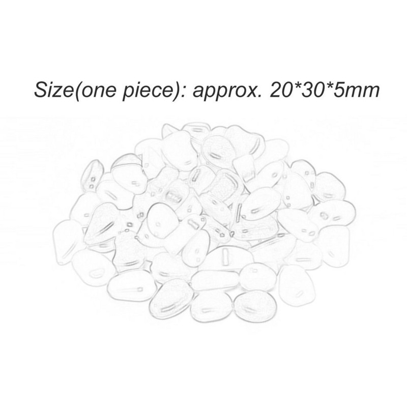 100tk/pakk Helendavad veerised Helendavad aiakivid Kodu Akvaariumi Aiakaunistus Pimedas helendav Aksessuaar kingituseks