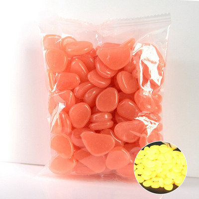 Daugiaspalviai švytintys akmenukai sodo dekoras Šviečiantys akmenys Tamsūs dekoratyviniai akmenukai Lauko Akvariumas Akvariumas Akvariumas Akvariumas