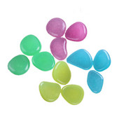 200 vnt Šviečiančios žuvų bako uolos žėrinčios uolos lauko sodo akmenys žvyras Šviečiantis kiemo dekoras sodo akmenys žuvų bakas