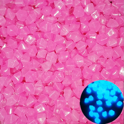 500 vnt. sodo puošmena akmenukai šviečiantys akmuo tamsoje Dekoratyviniai akmenukai lauko akvariumo apdaila