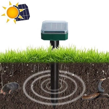 10 Pack Outdoor Solar Ultrasonic Pest Repeller Snake Repeller for Lawn Garden Courtyard Farm