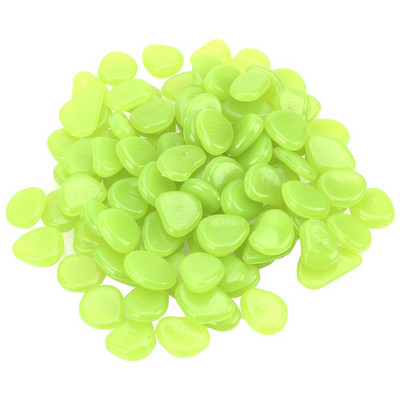 Svietiace kamene svietiace v tme, záhradné kamienky, umelé svietiace kamene, skaly, 100 kusov/balenie na chodník, akvárium, záhradu, dvor