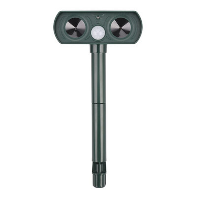 1 db napelemes macskariasztó, kettős ultrariasztó kerti állatkerő