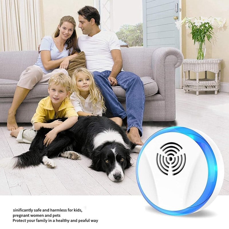 Praktiškas 4 pakuočių ultragarsinis kenkėjų atbaidiklis, elektroninis kenkėjų atbaidymo kištukas vidaus kenkėjų kontrolei, namų garažui, JAV kištukas