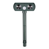 1 ks solárny repelent na mačky, plašič, dvojitý ultra odstrašujúci záhradný prenasledovateľ zvierat