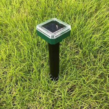 10 опаковки слънчева ултразвукова вибрация на открито Прогонване на вредители Прогонване на змии за морава Градина Двор Ферма