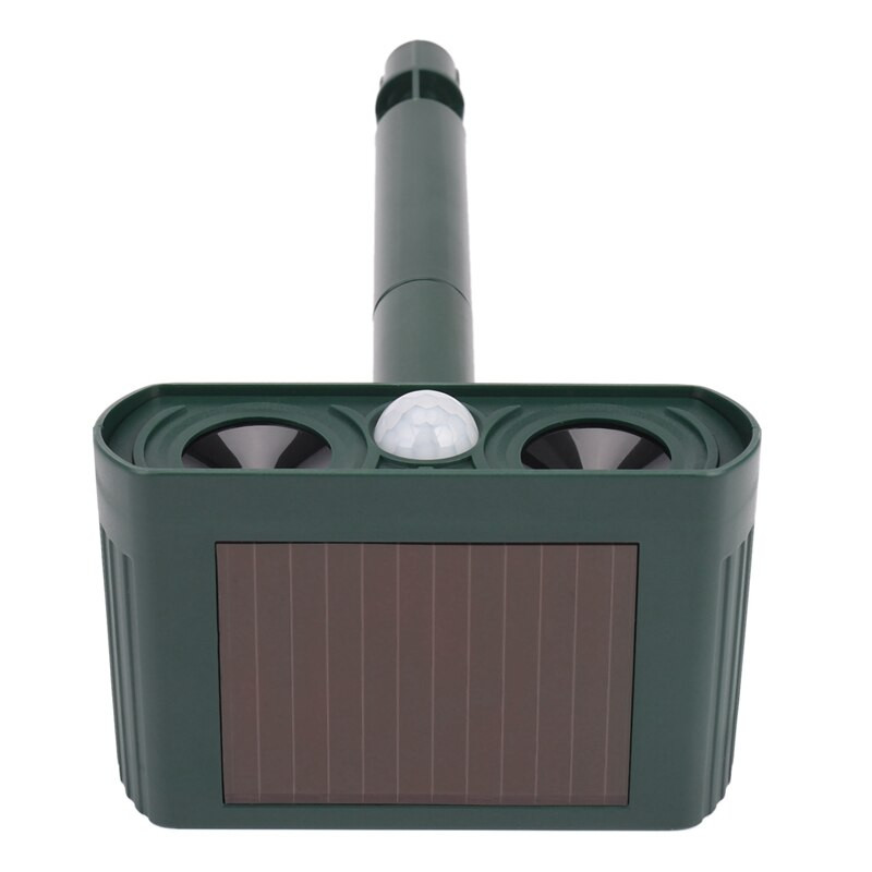 3PCS Solárny repelent na mačky, plašič, dvojitý ultra odstrašujúci záhradný prenasledovateľ zvierat