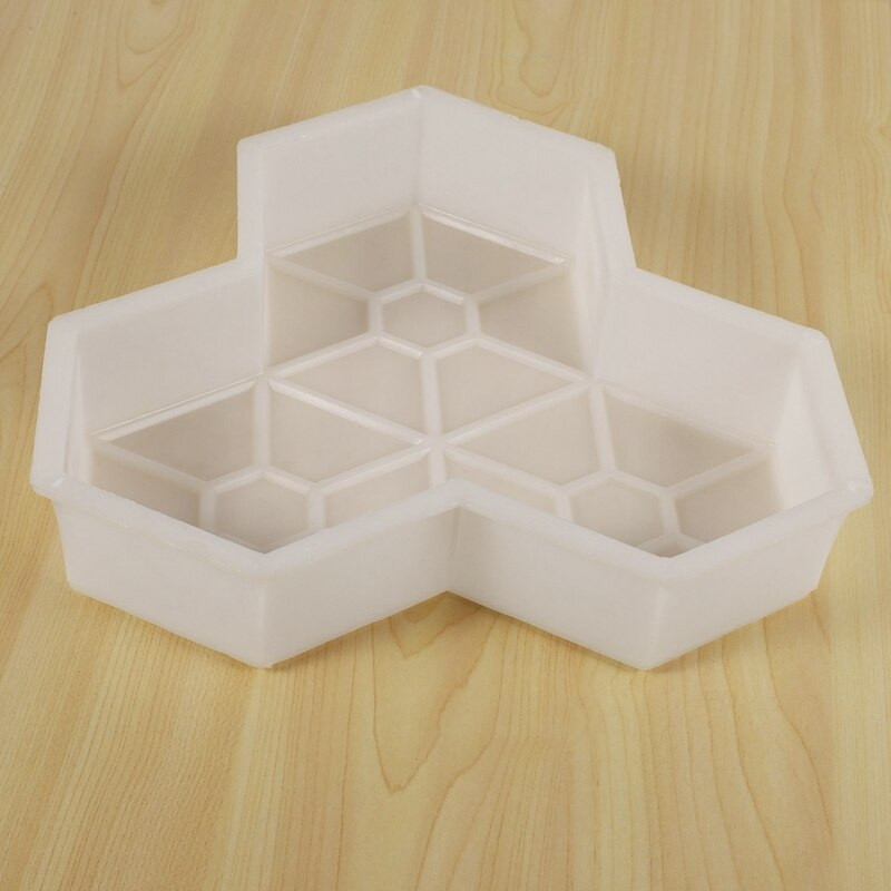 4 buc. matriță pentru trasee din beton din frunze de arțar, manual, din plastic, pentru pavaj, matrițe pentru pavaj, curți, pătrat