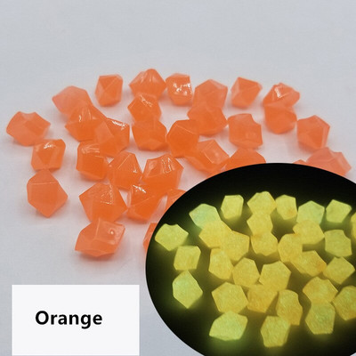 300 buc/pachet decor de grădină Pietre luminoase Pietricele fluorescente care strălucesc în întuneric roci pentru decorarea acvariului în aer liber pentru acvariu