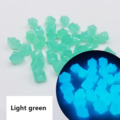 300 buc/pachet decor de grădină Pietre luminoase Pietricele fluorescente care strălucesc în întuneric roci pentru decorarea acvariului în aer liber pentru acvariu