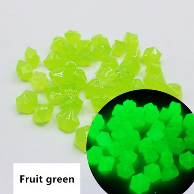 300 vnt. / Pakuotė Sodo dekoras Šviečiantys akmenys Fluorescenciniai akmenukai, šviečiantys tamsiose uolienose, skirti lauko akvariumo akvariumo dekoravimui