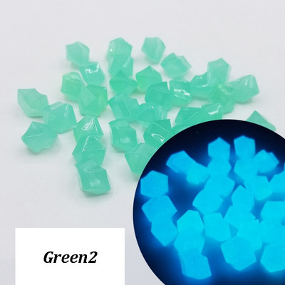 100 vnt. sodo dekoras Šviečiantys akmenys tamsoje šviečiantys dekoratyviniai akmenukai akmenukai uolienos lauko akvariumo dekoracijos