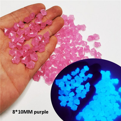 200 vnt. sodo puošmena akmenukai šviečiantys akmuo tamsoje Dekoratyviniai akmenukai lauko akvariumo apdaila