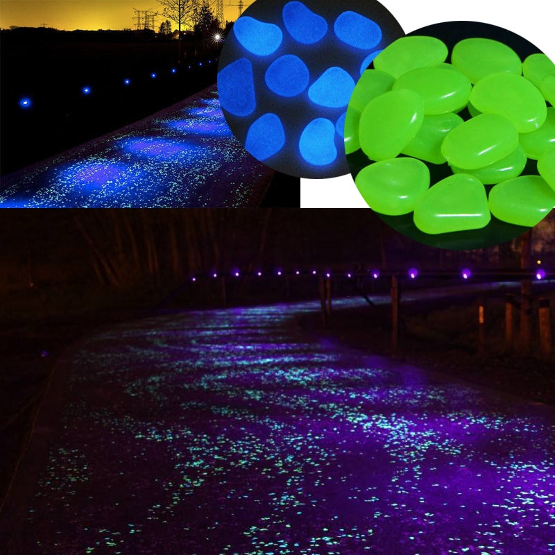 Sodo dekoras Šviečiantys akmenys Švyti Dekoratyviniai akmenukai Lauko Akvariumo Apdailos Akvariumo Akvariumo Kriauklė