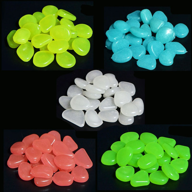 Sodo dekoras Šviečiantys akmenys Švyti Dekoratyviniai akmenukai Lauko Akvariumo Apdailos Akvariumo Akvariumo Kriauklė