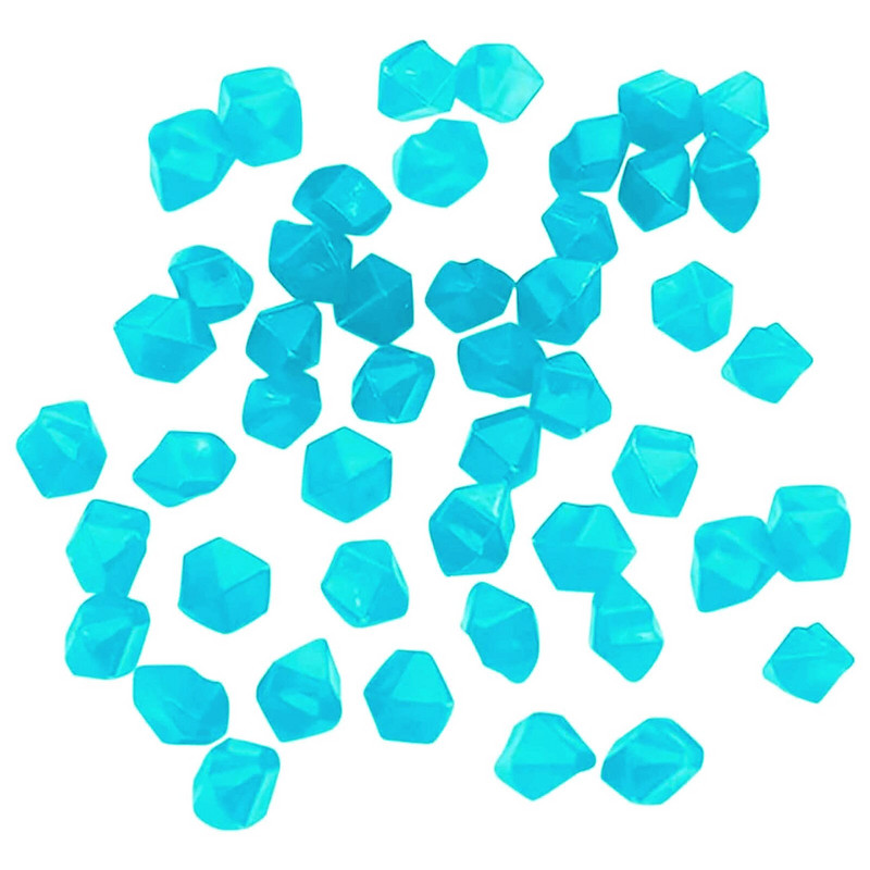 300/500 ks Vonkajšia záhradná dekorácia Kamienky Kameň Svietiaci v tme Dekoratívne kamienky Svetelné akvárium Dekorácia