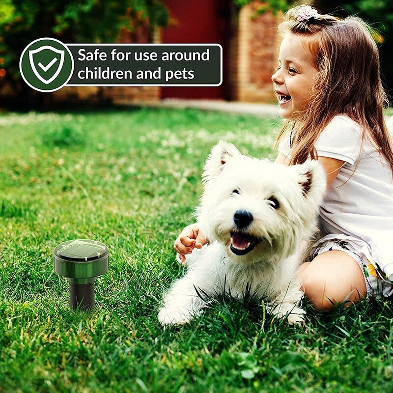 8 vnt. kurmių atbaidymo priemonė, lauko saulės garsinis kurmių atbaidiklis, Gophers repelentas, gyvačių atbaidiklis, vejai, sodui, kiemui, ūkiui ir kt