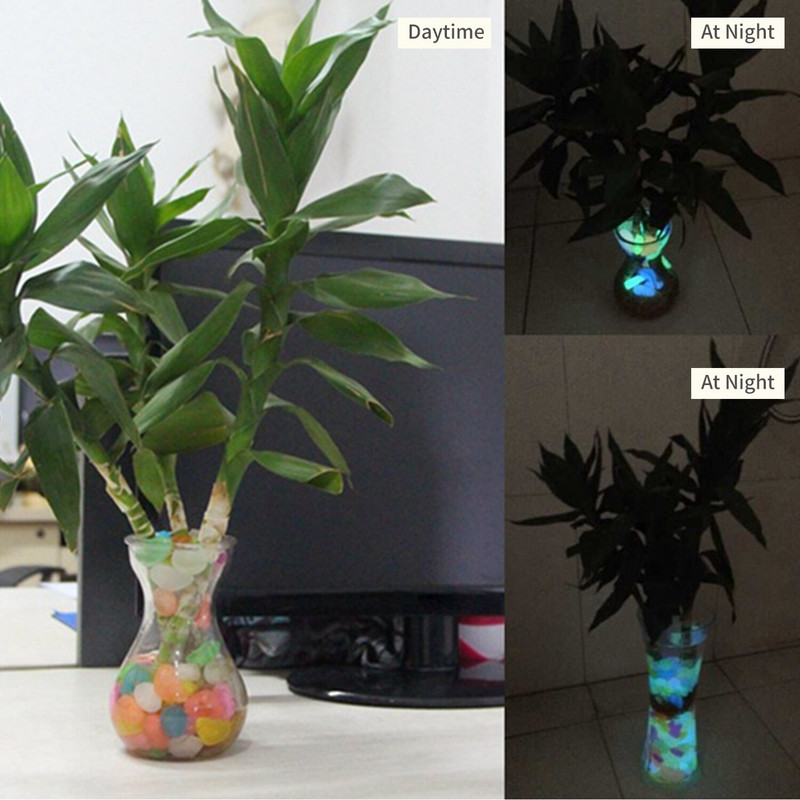 1kg Švyti tamsoje sode Akmenukai Švytintys akmenys Uolos takams Sodo takas Terasa Veja Sodo Kiemo Dekoras Šviečiantys akmenys