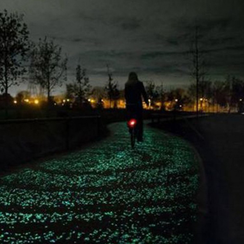 1kg Švyti tamsoje sode Akmenukai Švytintys akmenys Uolos takams Sodo takas Terasa Veja Sodo Kiemo Dekoras Šviečiantys akmenys