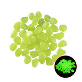 Záhradné dekorácie, svetelné kamene, simulácia dlažobných kameňov, žiarivé kamene, zmiešané farby, 100 ks, akvárium, 2,2 cm, živicové kamienky, kamienky