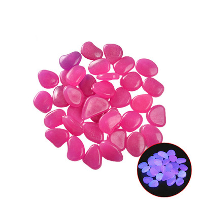 Záhradné dekorácie, svetelné kamene, simulácia dlažobných kameňov, žiarivé kamene, zmiešané farby, 100 ks, akvárium, 2,2 cm, živicové kamienky, kamienky