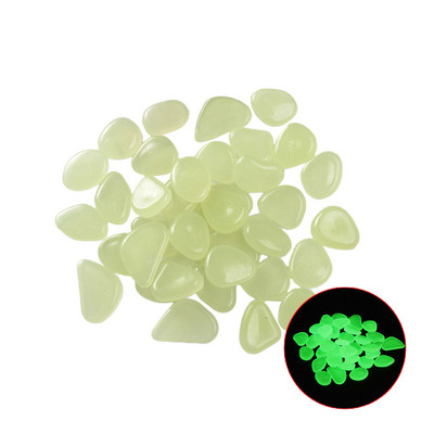 Záhradné dekorácie, svetelné kamene, simulácia dlažobných kameňov, žiarivé kamene, zmiešané farby, 100 ks, akvárium, 2,2 cm, živicové kamienky, kamienky