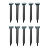 10 kusov vonkajších solárnych ultrazvukových vibračných odpudzovačov škodcov, odpudzovačov hadov pre trávnik, záhradu, dvor a farmu