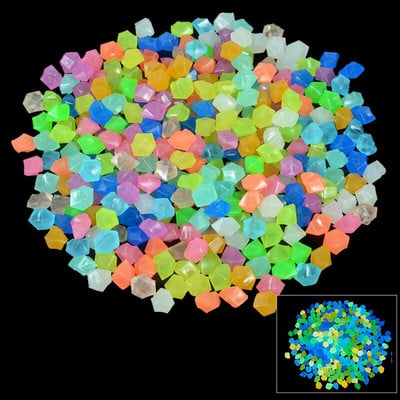 Svietiace kamene, 200 kusov, vonkajšia dekorácia, záhrada, trávnik, nádvorie, skaly, akvárium