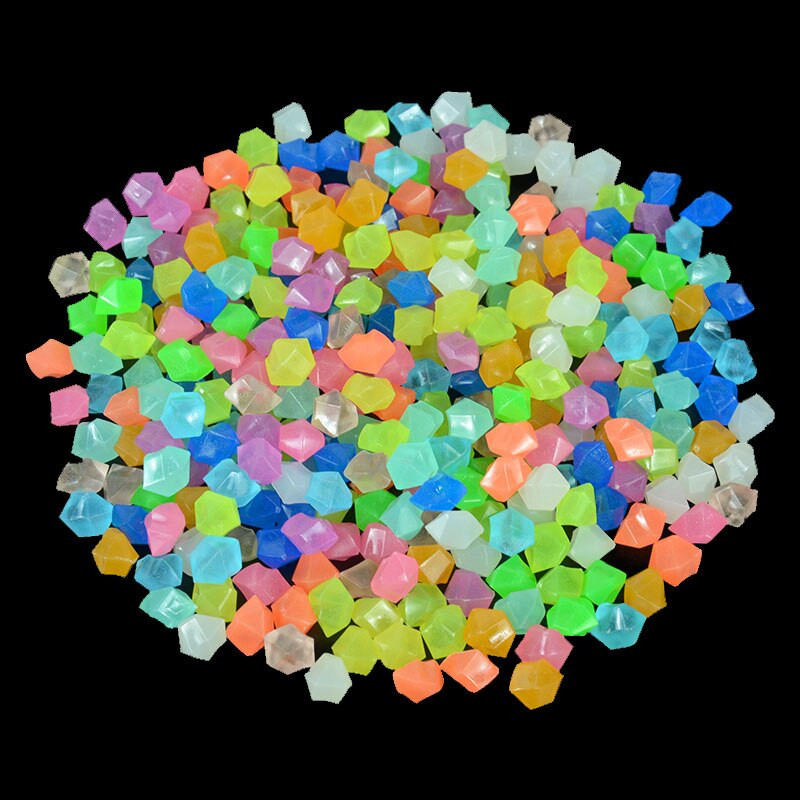 Svietiace kamene, 200 kusov, vonkajšia dekorácia, záhrada, trávnik, nádvorie, skaly, akvárium