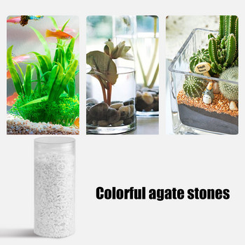 Естествен полиран декоративен камък ахат Естествени полиран камък със смесени цветове Ахат камък за декорация на дома Пълнител за аквариуми