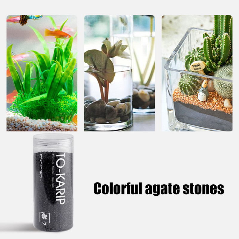 Piatră decorativă de agat lustruită naturală Pietre de culori mixte lustruite naturale Piatră de agat pentru decorarea casei Umplutură pentru rezervoare de pește