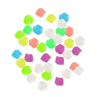 Vonkajšie svetelné kamene svietiace v tme, záhradné kamienky, dekorácia akvária, kamienkové kamene, mix farieb, 500 ks/balenie #t2g