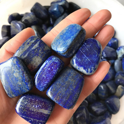 20-50mm-es natúr nagy lapis lazuli kavicskristály eredeti kőgranulátum akvárium virágos tereprendezési dekoráció 500g