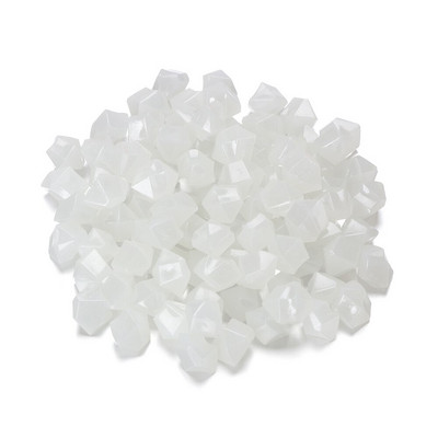 300 buc/pachet, 14 mm, formă neregulată, pietriș luminos de grădină, piatră de rășină luminoasă pentru grădină și decorarea rezervorului de pește, pietre colorate