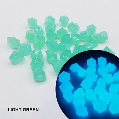 Vonkajšie svetelné kamene svietiace v tme, záhradné kamienky, dekorácia akvária, kamienkové kamene, mix farieb, 100/200 ks/balenie RR2185