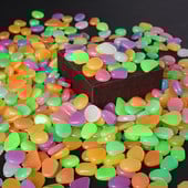 100 ks farebných svietiacimi kameňmi, dekoratívnymi kamienkami na vonkajší trávnik, záhradu, terasu, chodníky, rastliny, akvárium, remeslá