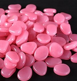 100 ks farebných svietiacimi kameňmi, dekoratívnymi kamienkami na vonkajší trávnik, záhradu, terasu, chodníky, rastliny, akvárium, remeslá