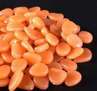 100 ks farebných svietiacimi kameňmi, dekoratívnymi kamienkami na vonkajší trávnik, záhradu, terasu, chodníky, rastliny, akvárium, remeslá