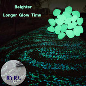 Pietre luminoase de exterior care strălucesc în întuneric Pietricele Pietre luminoase strălucesc Acasă rezervor de pește Cristale naturale Stânci Decorare grădină