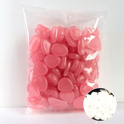 Pietre luminoase de exterior care strălucesc în întuneric Pietricele Pietre luminoase strălucesc Acasă rezervor de pește Cristale naturale Stânci Decorare grădină