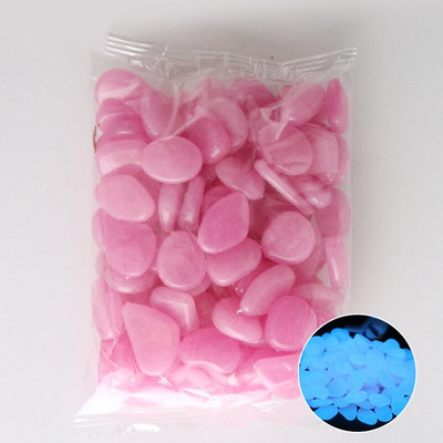 Pietre luminoase de exterior care strălucesc în întuneric Pietricele Pietre luminoase strălucesc Acasă rezervor de pește Cristale naturale Stânci Decorare grădină