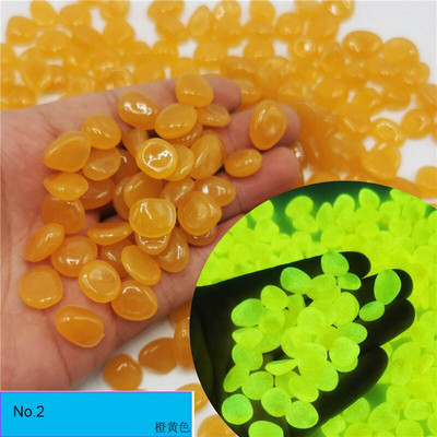 Decor de grădină Pietre luminoase strălucesc în întuneric Pietricele decorative Decorarea rezervorului de pește în aer liber Pietriș de pietriș Acvariu Mix Culoare H1207