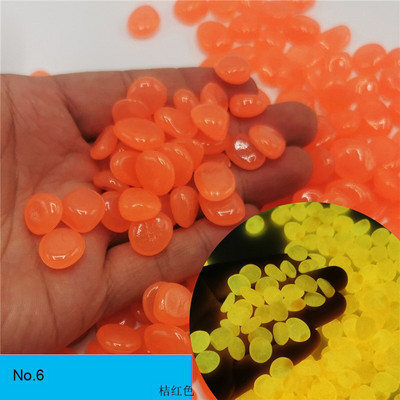 Decor de grădină Pietre luminoase strălucesc în întuneric Pietricele decorative Decorarea rezervorului de pește în aer liber Pietriș de pietriș Acvariu Mix Culoare H1207