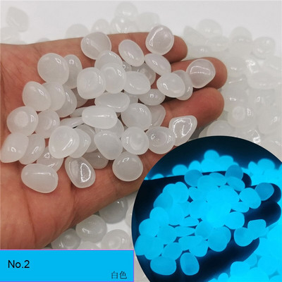 Decor de grădină Pietre luminoase strălucesc în întuneric Pietricele decorative Decorarea rezervorului de pește în aer liber Pietriș de pietriș Acvariu Mix Culoare H1207