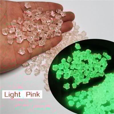 300 ks svietiace kamene záhradné kamienky svietiace mix farebných kamienkov kameň vonkajšie dekorácie akvária záhradná dekorácia štrk