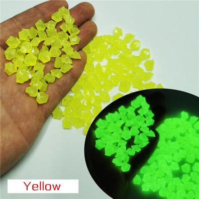 300 ks svietiace kamene záhradné kamienky svietiace mix farebných kamienkov kameň vonkajšie dekorácie akvária záhradná dekorácia štrk