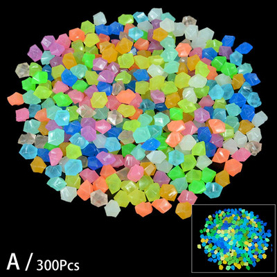 300 ks svetelné kamene farebné akvárium svetelné umelé kamene kamienky domáca záhradná dekorácia vonkajšia krajina