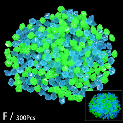 300 ks svetelné kamene farebné akvárium svetelné umelé kamene kamienky domáca záhradná dekorácia vonkajšia krajina